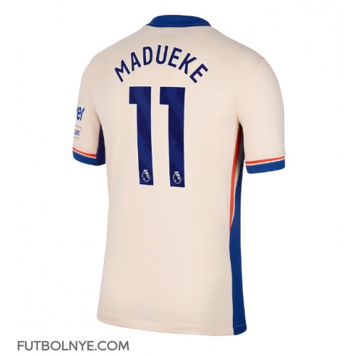 Camiseta Chelsea Noni Madueke #11 Visitante Equipación 2024-25 manga corta